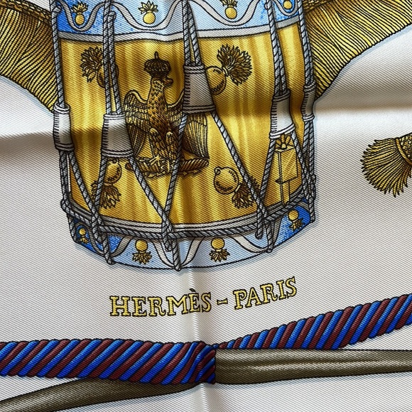 Hermes silk scarf 90cm 35-35 - Picture 5 of 10